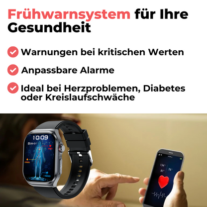 Cardanis Core  Notruf- & Gesundheitsuhr für Senioren