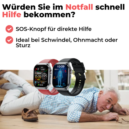 Cardanis Core  Notruf- & Gesundheitsuhr für Senioren